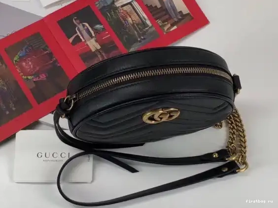 Firstbag ru Marmont GG bag Gucci mini round shoulder 0612